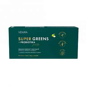 Venira Super Greens + probiotika příchuť jablko 30x11,2 g 336 g