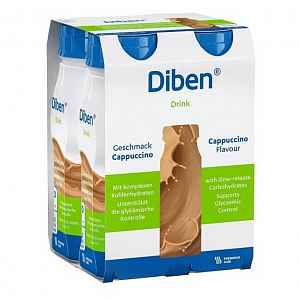 Diben drink cappuccino perorální roztok  4 x 200 ml