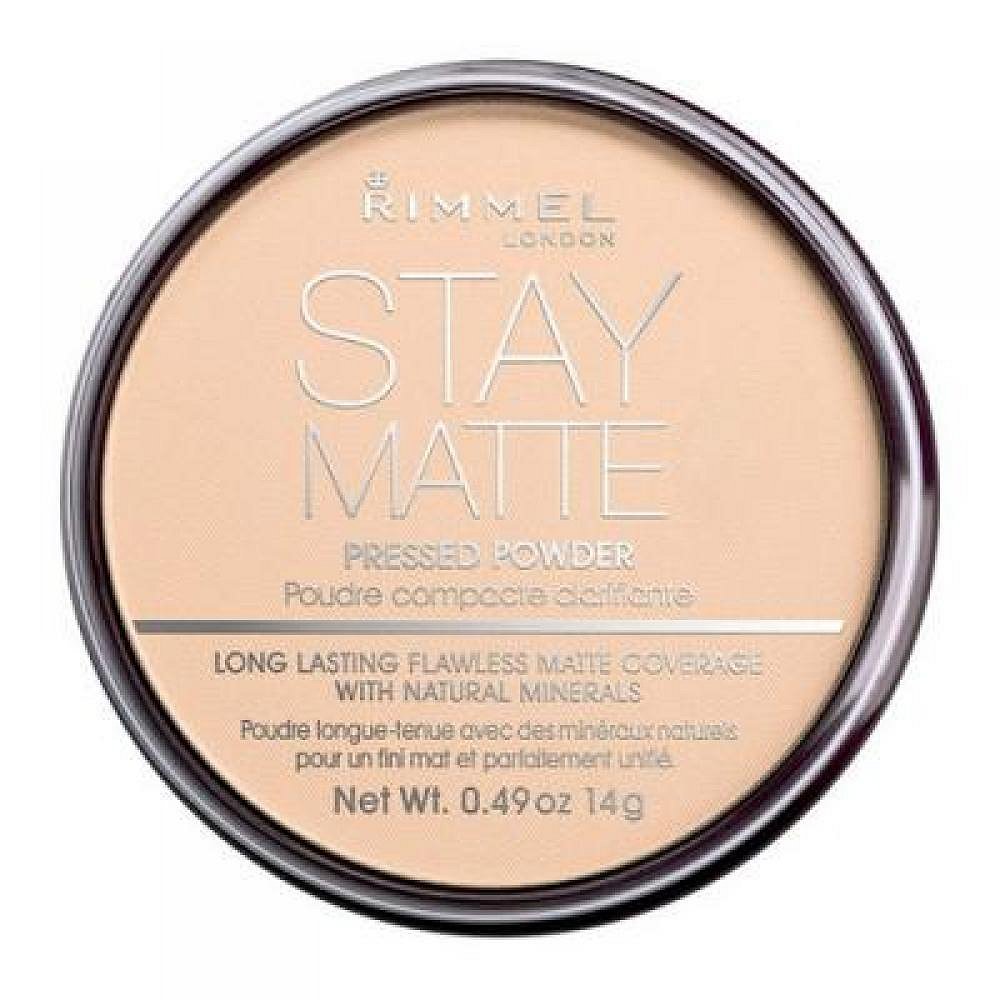 Rimmel London Stay Matte Long Lasting Pressed Powder 14g 005 Silky Beige