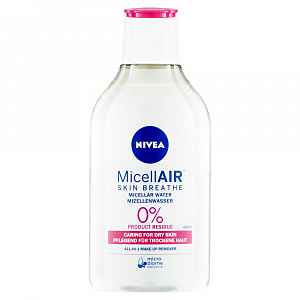 NIVEA MicellAir Jemná micelární voda pro suchou až citlivou pleť 400 ml