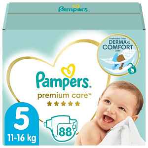 Pampers Plenky Premium Mega Box S5 88