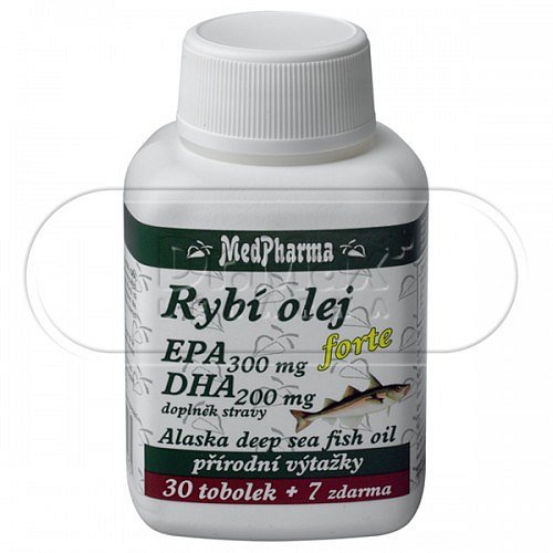 MedPharma Rybí olej FORTE 1000mg tob.37