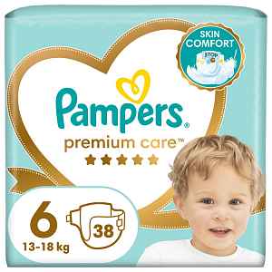 PAMPERS Premium Care vel.6 Value Pack 13+kg 38 ks