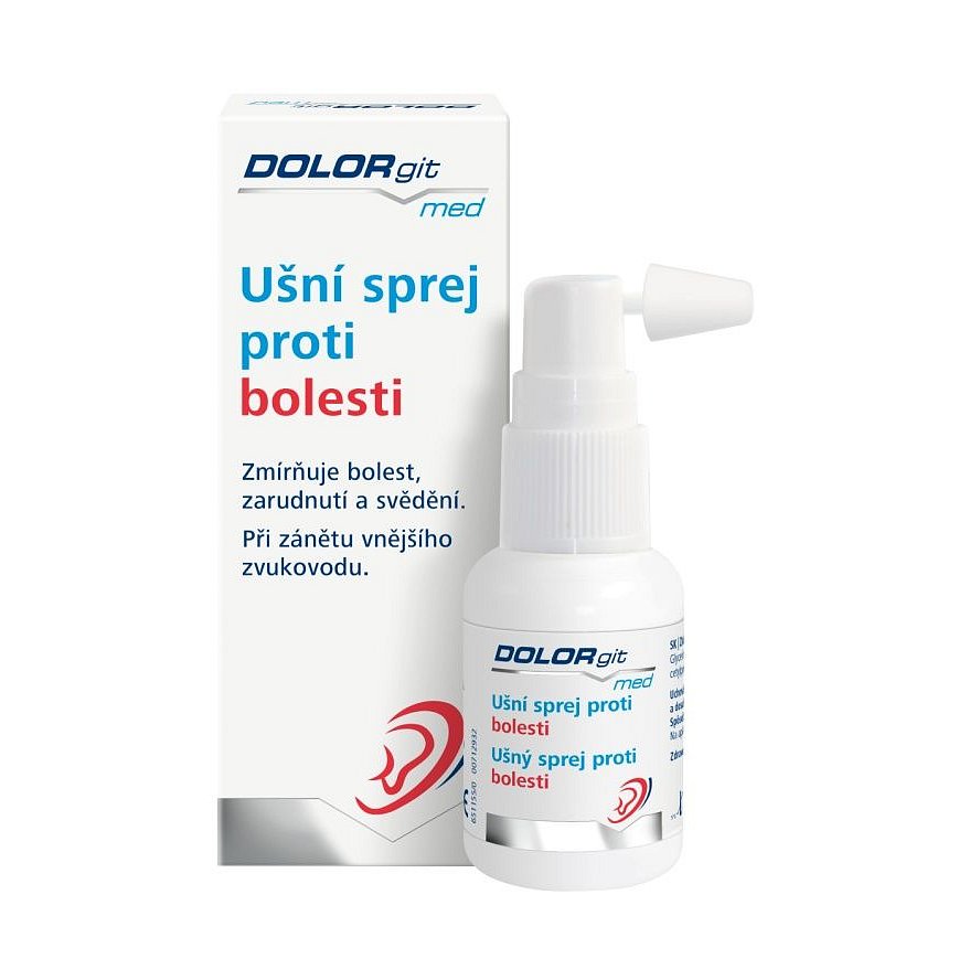 DOLORgit med ušní sprej proti bolesti 20 ml