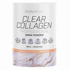 BioTech USA Clear Collagen Professional 350g - broskvový ledový čaj