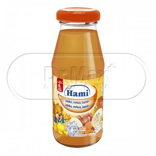 HAMI nápoj jablko mrkev banán 175ml