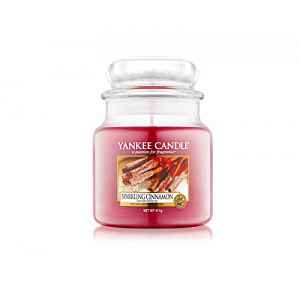 Yankee Candle Sparkling Cinnamon Candle ( třpytivá skořice ) - Vonná svíčka  411.0 g