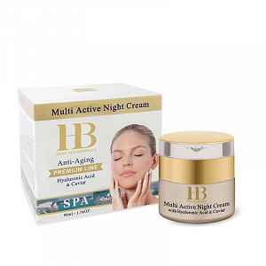 H&B Dead Sea Minerals Multiaktivní noční krém Anti-Aging 50 ml