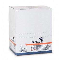 Sterilux Gáza kompresní sterilní 17 vláken 8 vrstev 7,5 x 7,5 cm 25x2 ks