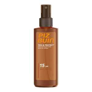 Piz Buin Tan Accelerating Oil Spray SPF 15 opalovací olej urychlující opalování SPF 15 150 ml + dárek PIZ BUIN - letní šátek