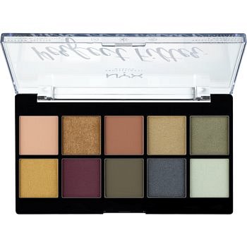 NYX Professional Makeup Perfect Filter Shadow Palette paleta očních stínů odstín 03 Olive You 10 x 1,77 g