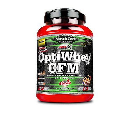 Amix MuscleCore OptiWhey CFM 1000g kokos-čokoláda