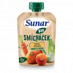 Sunar Bio Smícháček Mango/meruň/mrkev/fenykl 100g