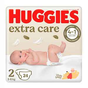 HUGGIES® Pleny jednorázové Extra Care 2 (3-6 kg) 24 ks