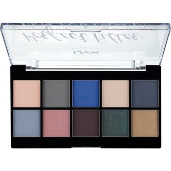 NYX Professional Makeup Perfect Filter Shadow Palette paleta očních stínů odstín 05 Marine Layer 10 x 1,77 g