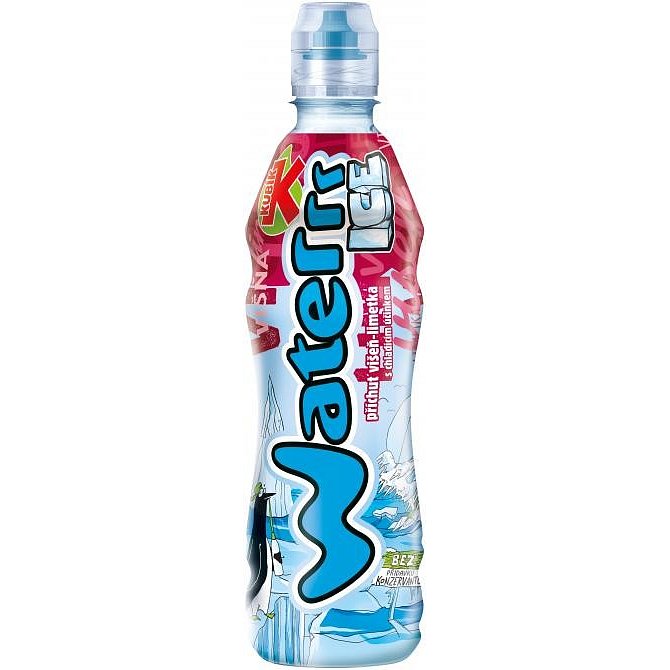 KUBÍK Waterrr ICE višeň-limetka 0.5l PET