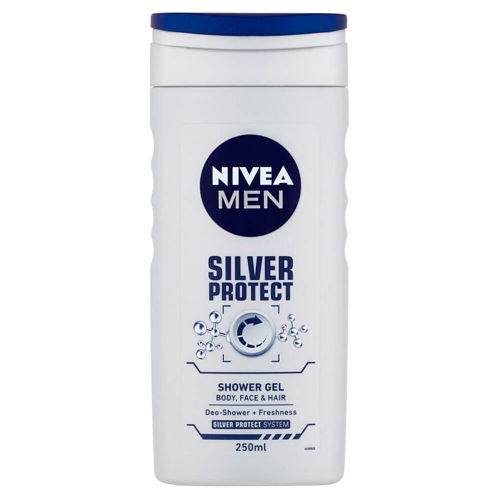 NIVEA MEN sprchový gel Silver Protect 250 ml