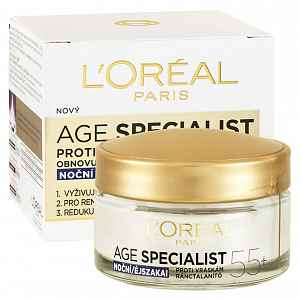 L'oréal Dex Age Specialist 55+ noční krém 50 ml