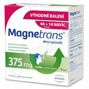 Magnetrans 375mg 40+10 Tyčinek Granulátu Promo2023