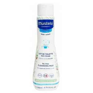 MUSTELA BÉBÉ Tělové mléko No Rinse Cleansing Milk 200 ml