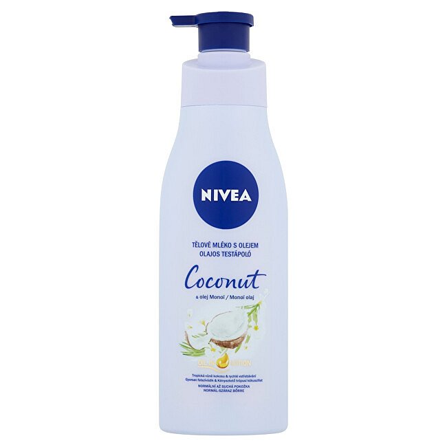 Nivea Tělové mléko s olejem pro normální až suchou pokožku Coconut & Manoi Oil  200 ml