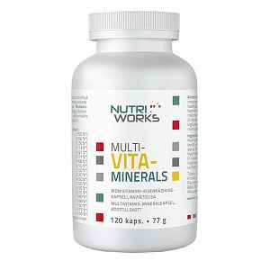 NutriWorks Multivitaminerals 120 kapslí