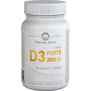 Pharma Activ Vitamin D3 Forte 2000 I.U. 30 tbl.