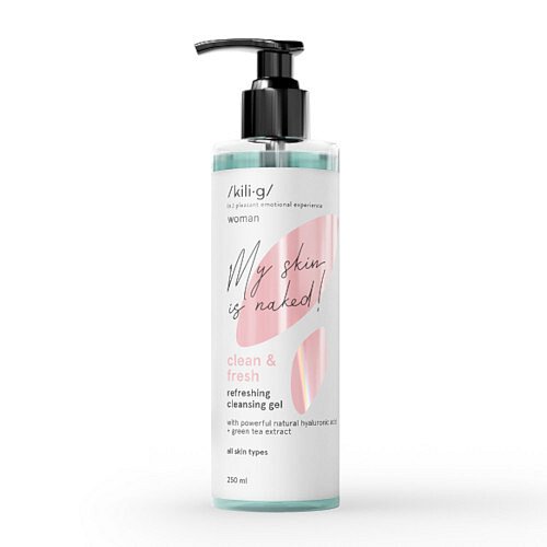 Kilig Osvěžující čisticí gel pro všechny typy pleti Woman Clean & Fresh 250 ml