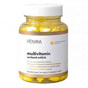 Venira Multivitamin ve formě kostiček pomeranč 90 tablet