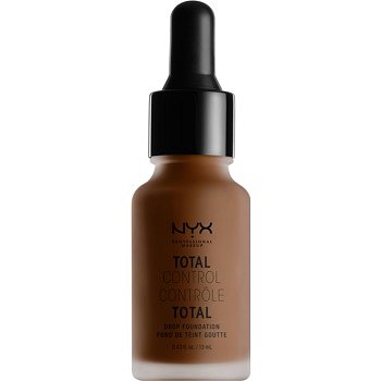 NYX Professional Makeup Total Control Drop Foundation make-up odstín 24 Deep Espresso 13 ml