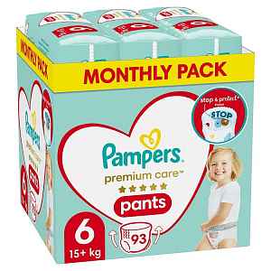 PAMPERS Premium Care Kalhotky plenkové vel. 6 (15+ kg) 93 ks