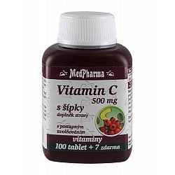 Medpharma Vitamin C 500 mg s šípky 107 tablet