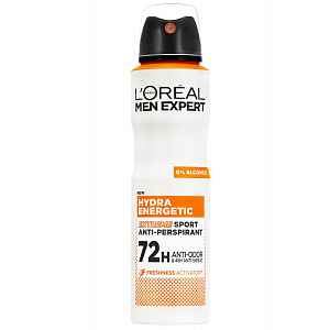 Loréal Paris Men Expert Hydra Energetic antiperspirant sprej 150 ml