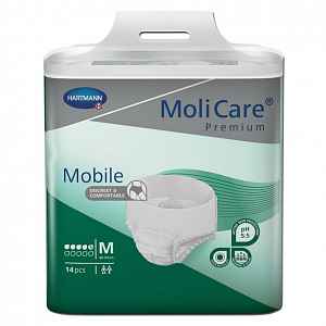 Inkont. kalh. MOLICARE MOBILE 5kapek Medium 14ks