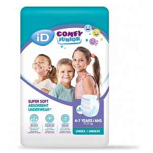 Id Comfy Junior Pants 4 -7 Let dětské, kalhotky absorpční navlékací,1 270 ml, 17-