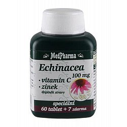 MedPharma Echinacea 100 mg + vit.C + zinek 67 tablet