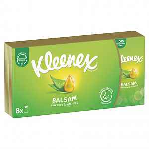 Kapesník papírový KLEENEX Balsam Hanks 8x9ks