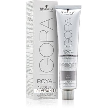 Schwarzkopf Professional IGORA Royal Absolutes SilverWhite tónující demi-permanentní barva na vlasy pro stříbrné a bílé vlasy odstín Grey Lilac  60 ml