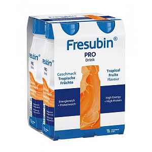 Fresubin Pro Drink příchutí tropické ovoce por.sol. 4 x 200 ml