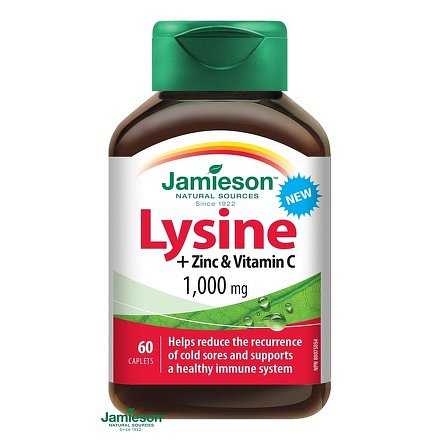 JAMIESON Lysin 1000mg se zinkem a vit.C tbl.60