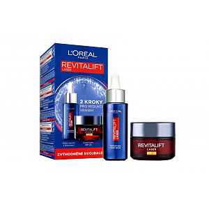 Loréal Paris Revitalift Laser set noční sérum s retinolem 30 ml + denní krém SPF25 50 ml