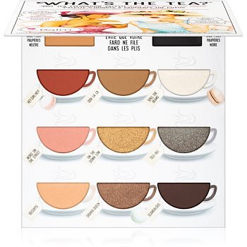 theBalm What's the Tea? Hot Tea paleta očních stínů 12,6 g