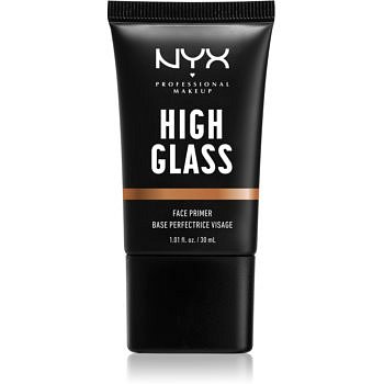 NYX Professional Makeup High Glass podkladová báze pod make-up odstín Sandy Glow 30 ml