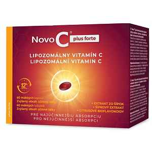 Novo C plus forte Lipozomální vitamín C 60 tobolek