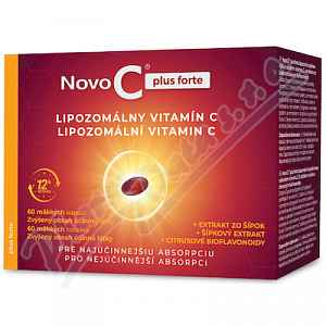 Novo C plus forte Lipozomální vitamín C 60 tobolek