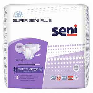 Seni Super Plus Extra L 10 ks ink. plen. kalh.