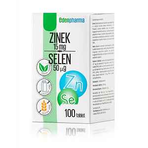 Edenpharma Zinek Selen tablety 100