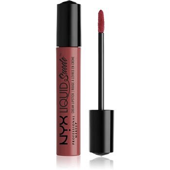 NYX Professional Makeup Liquid Suede™ Cream tekutá voděodolná rtěnka s matným finišem odstín 04 Soft Spoken 4 ml