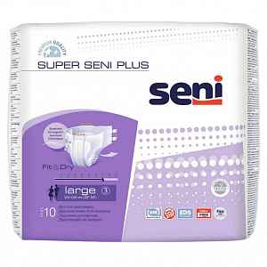 Seni Super Plus Large 10 ks ink. plen. kalh.