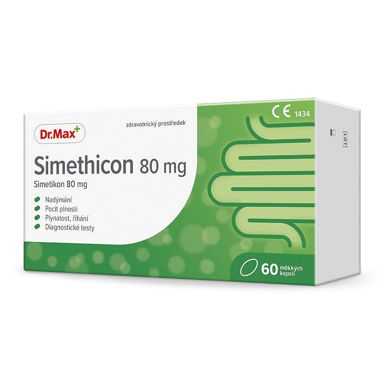 Dr.Max Simethicon 80 mg 60 kapslí